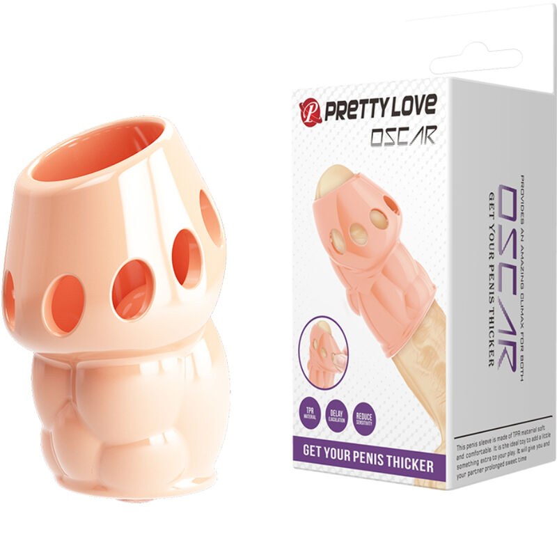 PRETTY LOVE - OSCAR INGROSSATORE NATURALE PER IL PENE – Copri pene con estensione – foto 2