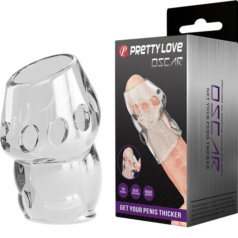 PRETTY LOVE - OSCAR SPESSORE PER PENE TRASPARENTE – Copri pene con estensione – foto 2