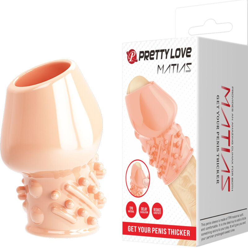 PRETTY LOVE - MATIAS INGROSSATORE NATURALE PER IL PENE – Copri pene con estensione – foto 2
