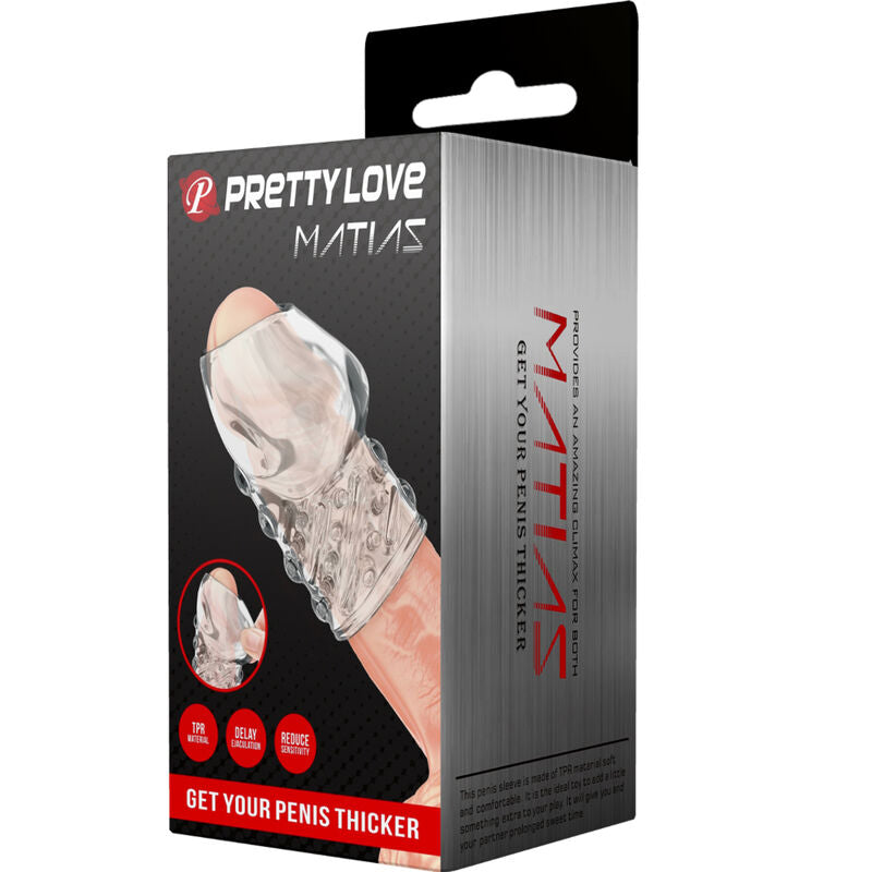 PRETTY LOVE - MATIAS SPESSORE PER PENE TRASPARENTE – Copri pene con estensione – foto 9