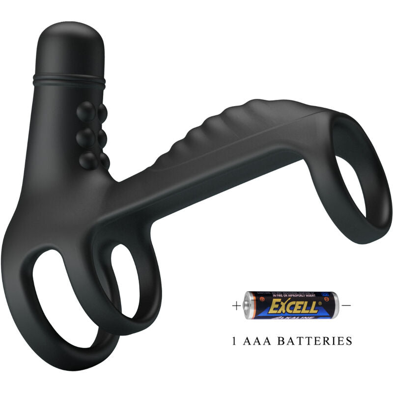 PRETTY LOVE - MANICA DI ESTENSIONE ELASTICA IN SILICONE MORBIDO – Cockring con vibrazione – foto 5