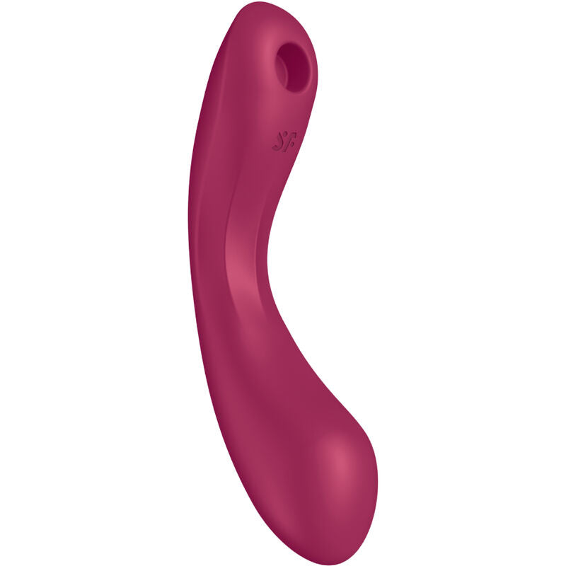 SATISFYER - CURVE TRINITY 1 AIR PULSE VIBRAZIONE ROSSO – Stimolatore dell'aria nessuna vibrazione – foto 2