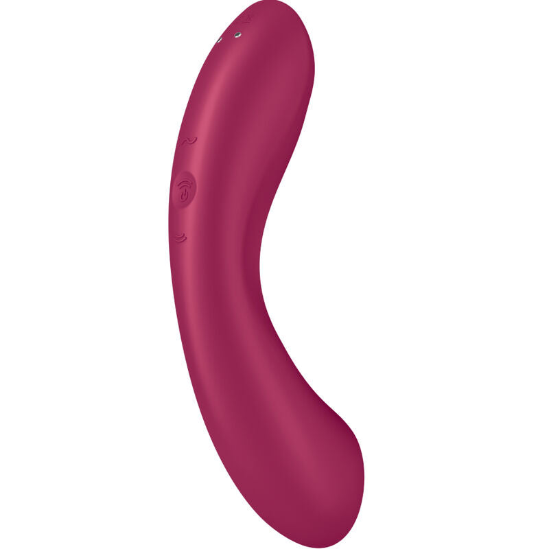 SATISFYER - CURVE TRINITY 1 AIR PULSE VIBRAZIONE ROSSO – Stimolatore dell'aria nessuna vibrazione – foto 5