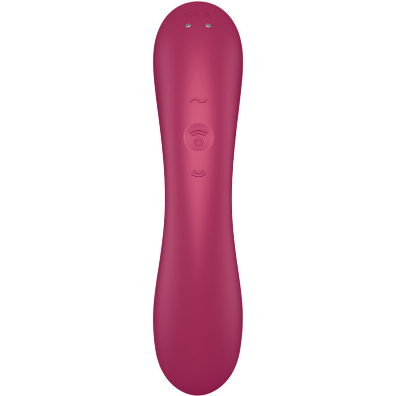 SATISFYER - CURVE TRINITY 1 AIR PULSE VIBRAZIONE ROSSO – Stimolatore dell'aria nessuna vibrazione – foto 6
