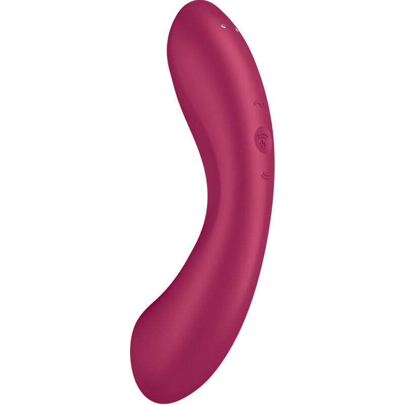 SATISFYER - CURVE TRINITY 1 AIR PULSE VIBRAZIONE ROSSO – Stimolatore dell'aria nessuna vibrazione – foto 8
