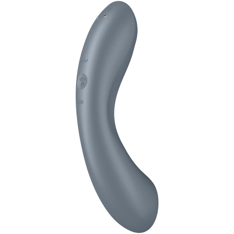 SATISFYER - CURVE TRINITY 1 AIR PULSE VIBRAZIONE GRIGIO – Stimolatore dell'aria nessuna vibrazione – foto 5