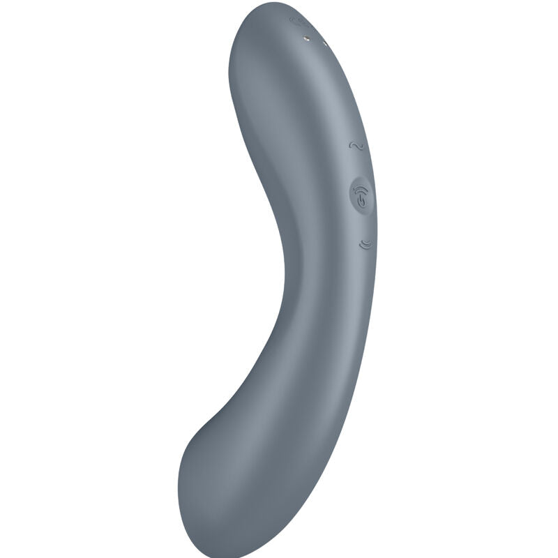SATISFYER - CURVE TRINITY 1 AIR PULSE VIBRAZIONE GRIGIO – Stimolatore dell'aria nessuna vibrazione – foto 9