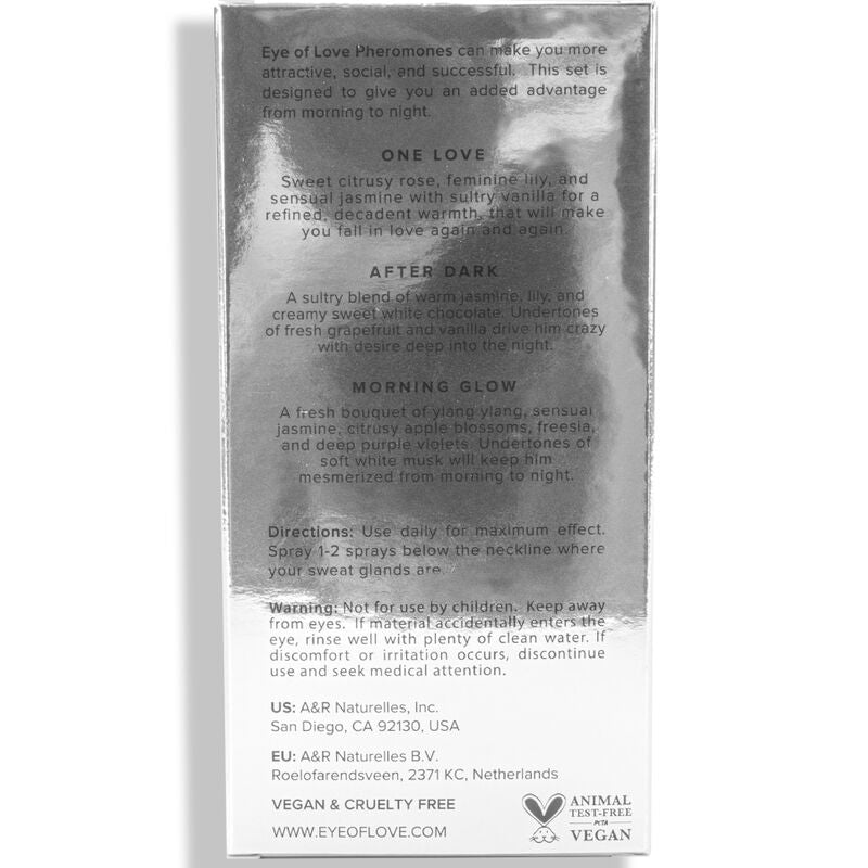 EYE OF LOVE - EOL PHR PARFUM 10 ML SET/3 - MORNING GLOW, ONE LOVE, AFTER DARK – Profumi – foto 3