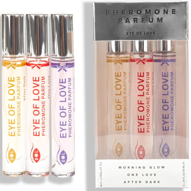 EYE OF LOVE - EOL PHR PARFUM 10 ML SET/3 - MORNING GLOW, ONE LOVE, AFTER DARK – Profumi