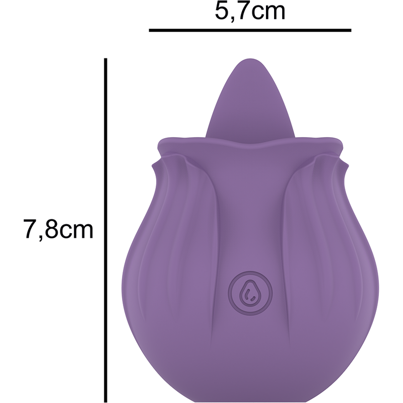 INTENSE - VIOLA CL TORIS STIMOLATORE 10 VIBRAZIONI LILLA – Per il clitoride – foto 4