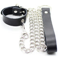 OHMAMA FETISH - COLLANA PER PENE E CINTURINO IN PELLE CON CATENA IN METALLO – Collane