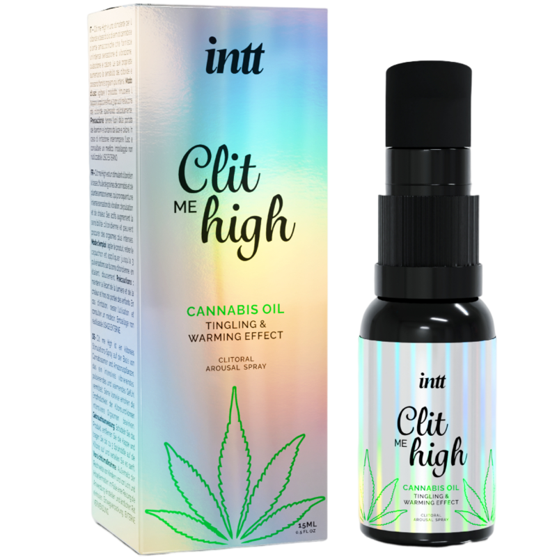 INTT RELEASES - CLIT ME HIGH CANNABIS OIL 15 ML – Intensificatore dell'orgasmo