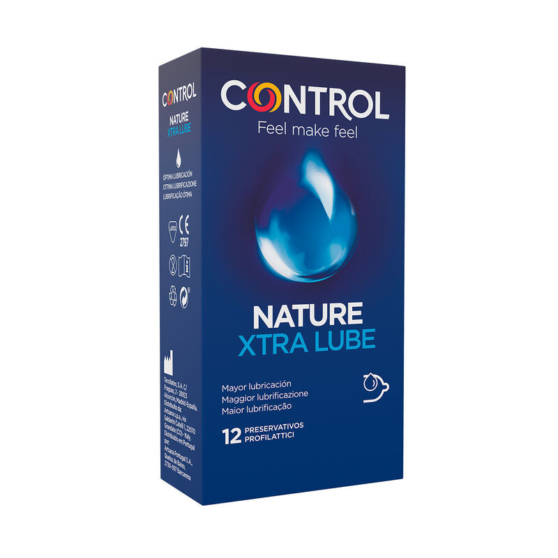 CONTROL - ADAPTA NATURE EXTRALUBE CONDOMS 12 UNITS – Gamma naturale