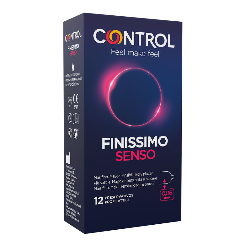 CONTROL - ADAPTA SENSO CONDOMS 12 UNITS – Sensibile