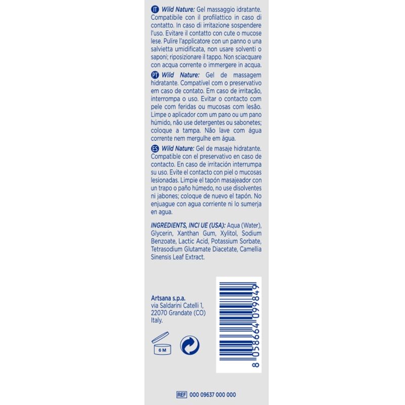 CONTROL - GEL DA MASSAGGIO WILD NATURE 3 IN 1 200 ML – Oli da massaggio non aromatizzati – foto 2