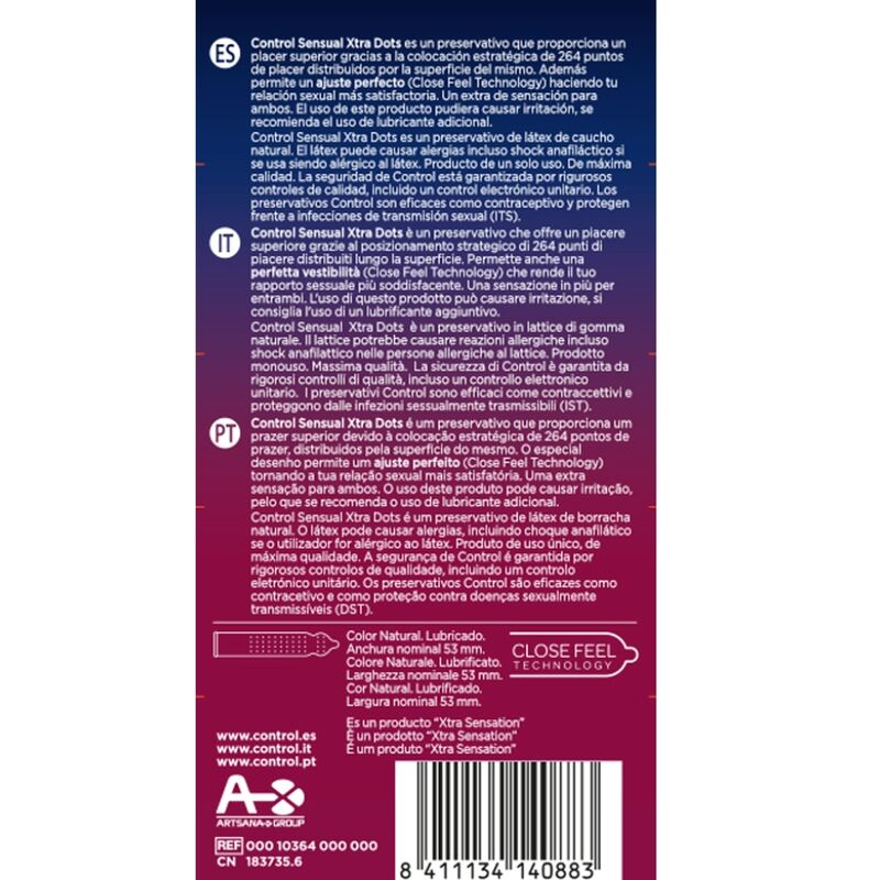 CONTROL - XTRA DOT 12 UDS – Punti e smagliature – foto 2