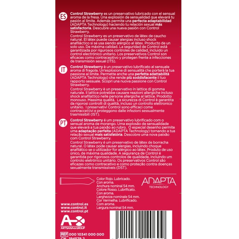 CONTROL - ADATTA FRAGOLA 12 UNITÀ – Profumo – foto 2