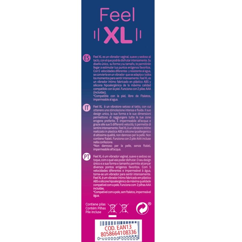 CONTROL - FEEL BULLET VIBRANTE XL – Mini vibratori – foto 3