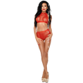 ME-SEDUCE - MONA SET ROSSO L/XL – Insieme sexy della biancheria