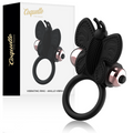 COQUETTE CHIC DESIRE - ANELLO CAZZO FARFALLA CON VIBRATORE NERO/ORO – Cockring con vibrazione