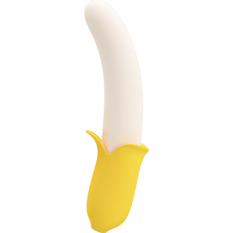 PRETTY LOVE - BANANA GEEK SUPER POWER 7 VIBRAZIONI SU E GIÙ SILICONE NERO – Falli senza vibrazioni – foto 2