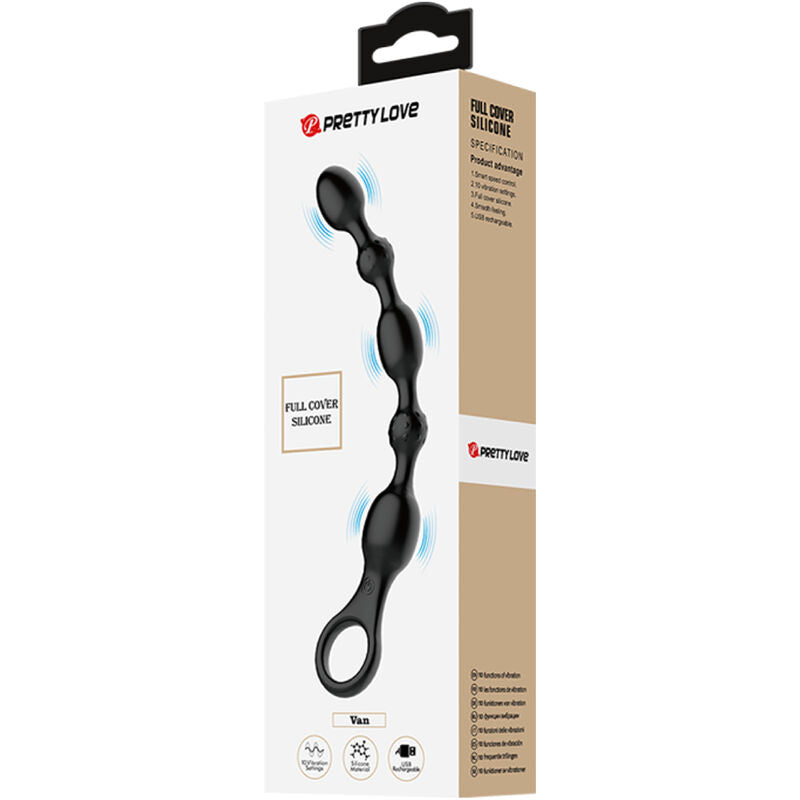 PRETTY LOVE - VAN ANAL BALLS 10 VIBRAZIONI IN SILICONE RICARICABILE – Perline anali – foto 9