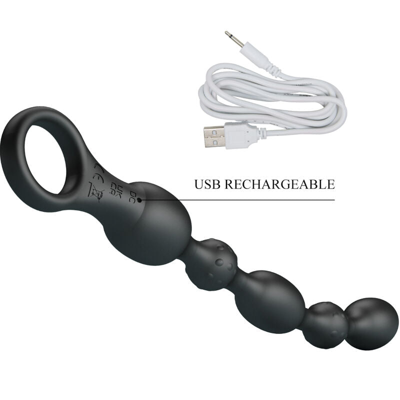 PRETTY LOVE - VAN ANAL BALLS 10 VIBRAZIONI IN SILICONE RICARICABILE – Perline anali – foto 8