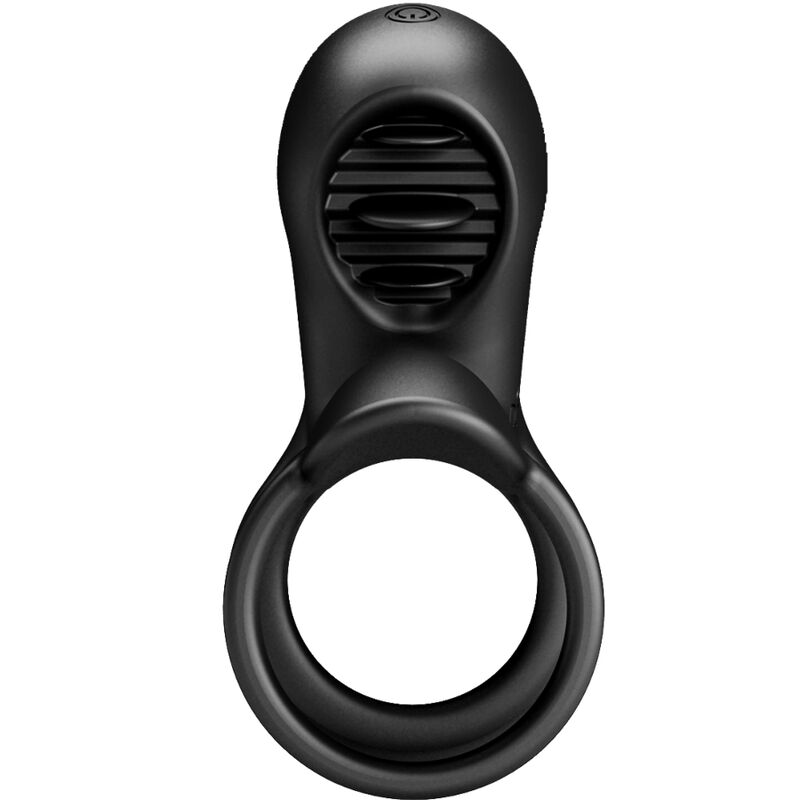 PRETTY LOVE - GUAINA PER PENE JAMMY 12 VIBRAZIONI CON LINGUA IN SILICONE RICARICABILE – Cockring con vibrazione – foto 8