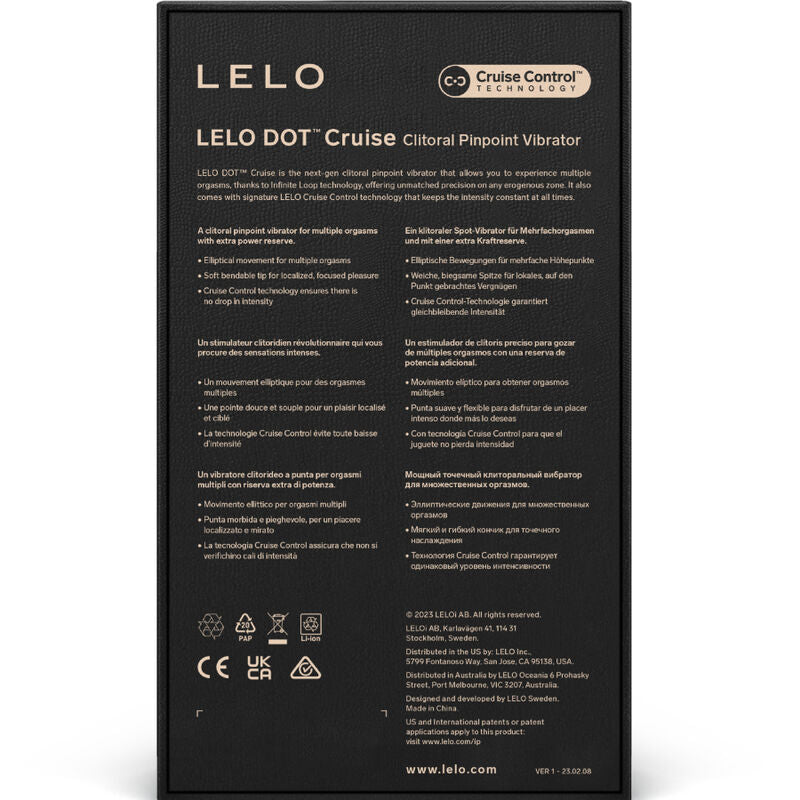 LELO - STIMOLATORE CLITORIDE DOT CRUISE GIALLO – Massaggiatrici – foto 7