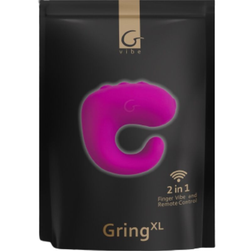 G-VIBE - FUN TOYS GRING ANELLO VIBRATORE XL LAMPONE DOLCE – Cockring con vibrazione – foto 3