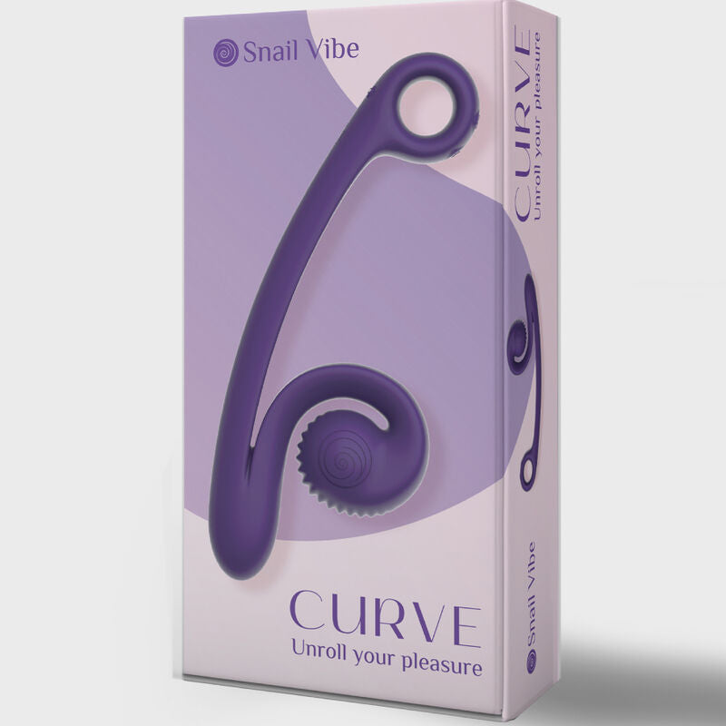 SNAIL VIBE - VIBRATORE CURVA VIOLA – Vibratori HI-TECH – foto 4