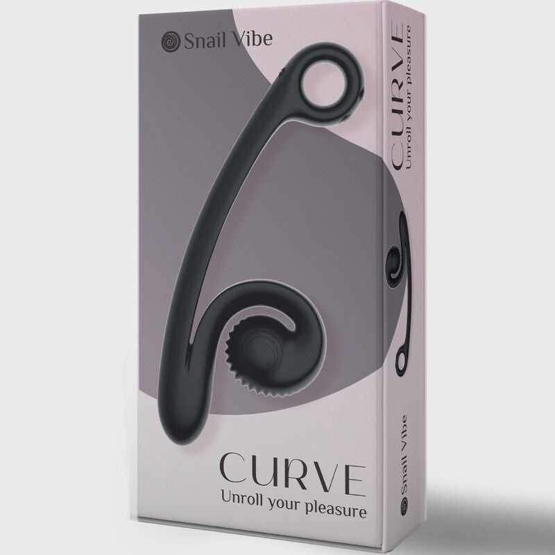 SNAIL VIBE - VIBRATORE CURVA NERO – Vibratori HI-TECH – foto 4