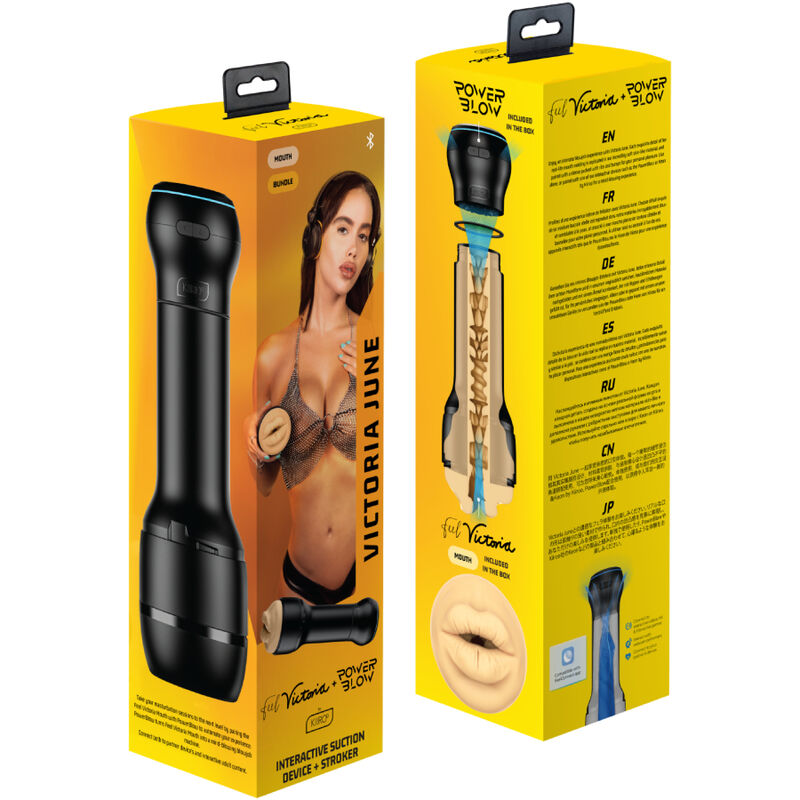 KIIROO - SET COMBO POWERBLOW & FEEL VICTORIA JUNE BOCA – Stelle porno vagine