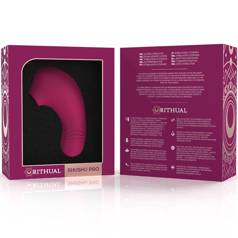 RITHUAL - STIMOLATORE PER CLITORIDE TASCABILE SHUSHU PRO 2 POTENTI MOTORI PER ORCHIDEE – Mini vibratori – foto 6