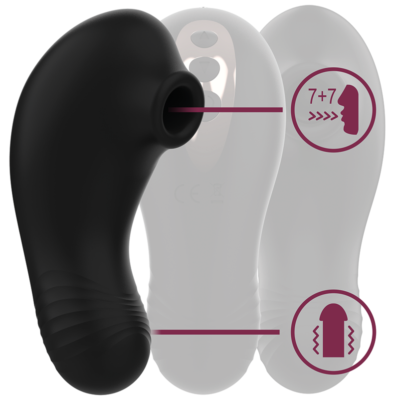 RITHUAL - STIMOLATORE CLITORIDE TASCABILE SHUSHU PRO 2 POTENTI MOTORI JET – Mini vibratori – foto 3