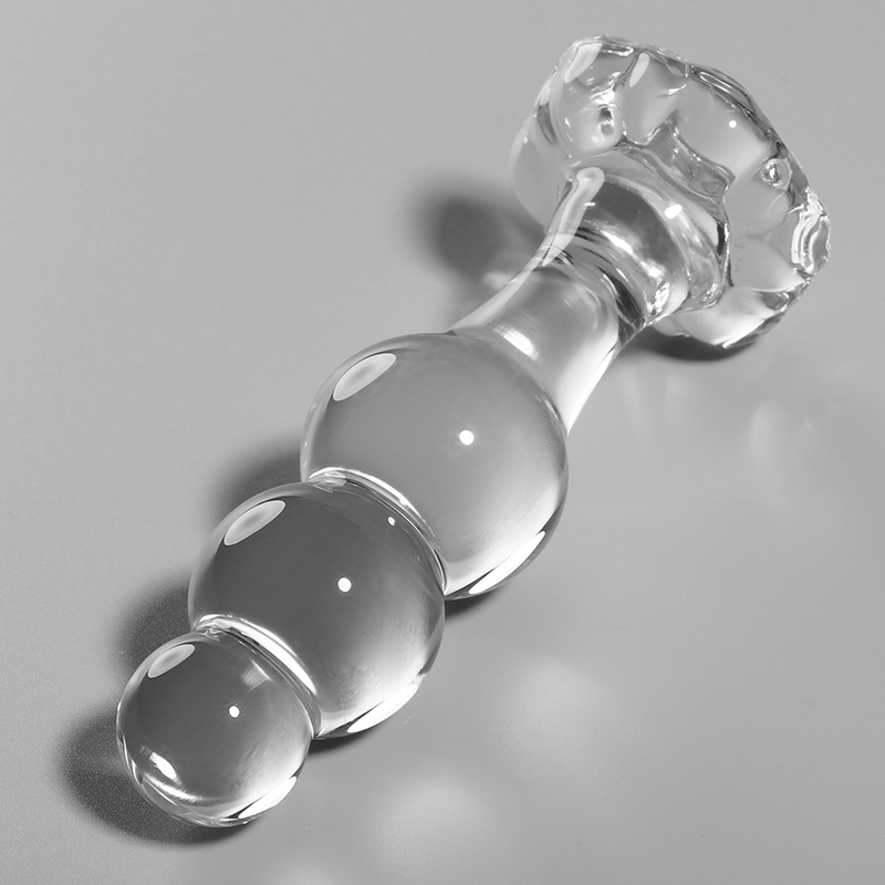 NEBULA SERIES BY IBIZA - MODELLO 1 TAPPO VETRO BOROSILICATO TRASPARENTE 10.5 CM -O- 3 CM – Tappi anali