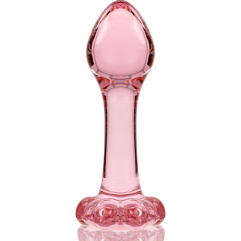 NEBULA SERIES BY IBIZA - MODELLO 2 PLUG ANALE VETRO BOROSILICATO ROSA 11 CM -O- 3.5 CM – Tappi anali – foto 5