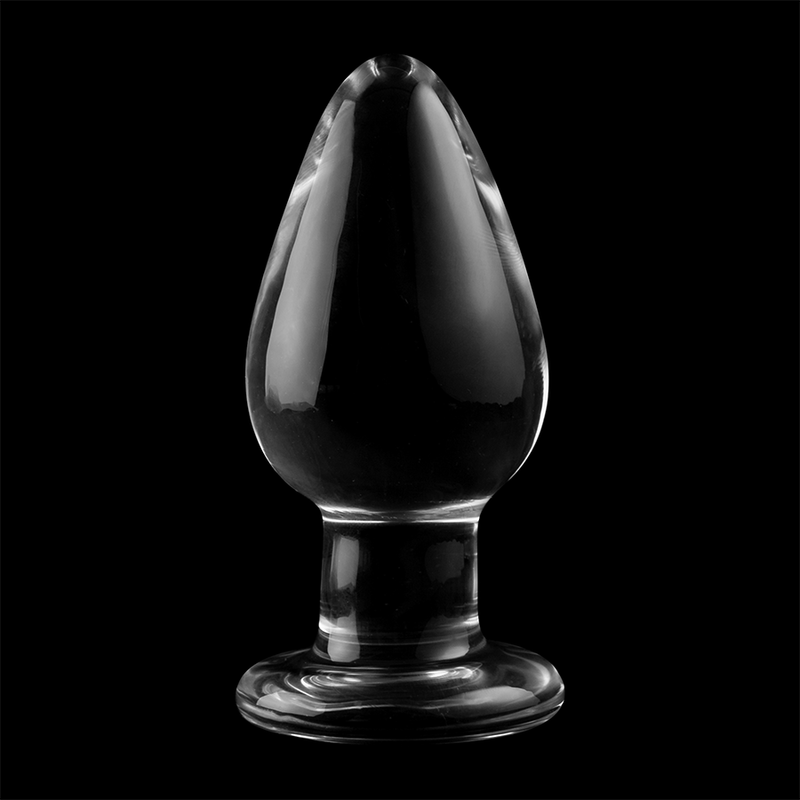 NEBULA SERIES BY IBIZA - MODELLO 3 PLUG ANALE VETRO BOROSILICATO TRASPARENTE 11 CM -O- 5 CM – Tappi anali – foto 7