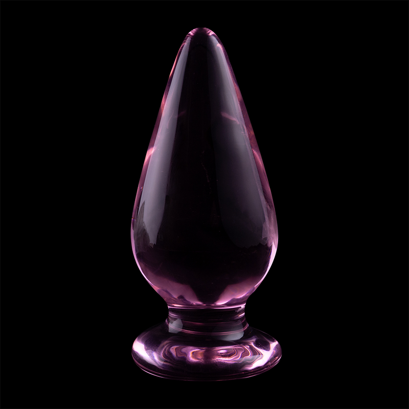 NEBULA SERIES BY IBIZA - MODELLO 4 PLUG ANALE VETRO BOROSILICATO ROSA 11 CM -O- 5 CM – Tappi anali – foto 7