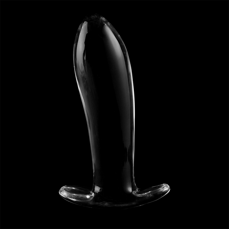 NEBULA SERIES BY IBIZA - MODELLO 5 PLUG ANALE VETRO BOROSILICATO TRASPARENTE 12.5 CM -O- 3.5 CM – Tappi anali – foto 7