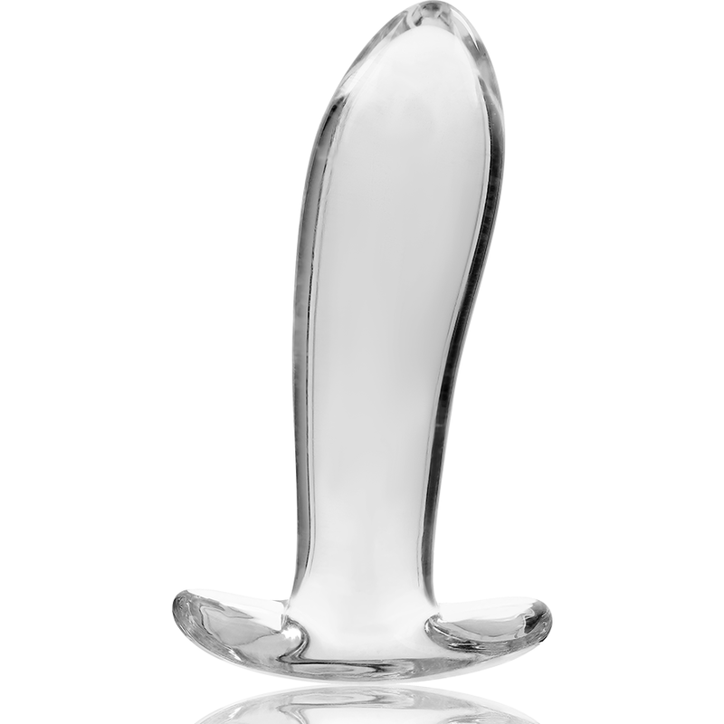 NEBULA SERIES BY IBIZA - MODELLO 5 PLUG ANALE VETRO BOROSILICATO TRASPARENTE 12.5 CM -O- 3.5 CM – Tappi anali – foto 5