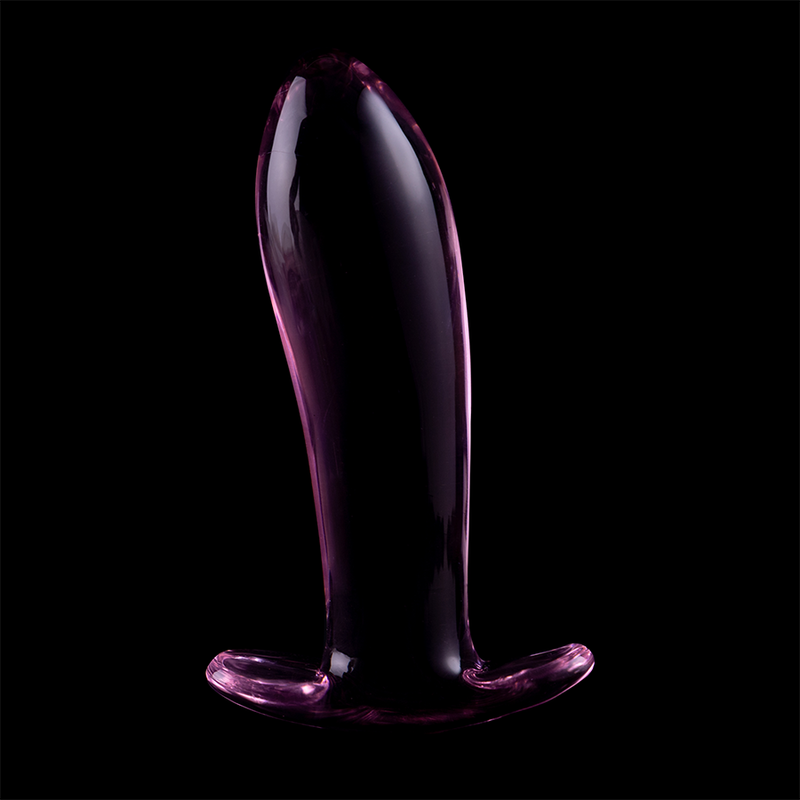 NEBULA SERIES BY IBIZA - MODELLO 5 PLUG ANALE VETRO BOROSILICATO ROSA 12.5 CM -O- 3.5 CM – Tappi anali – foto 7