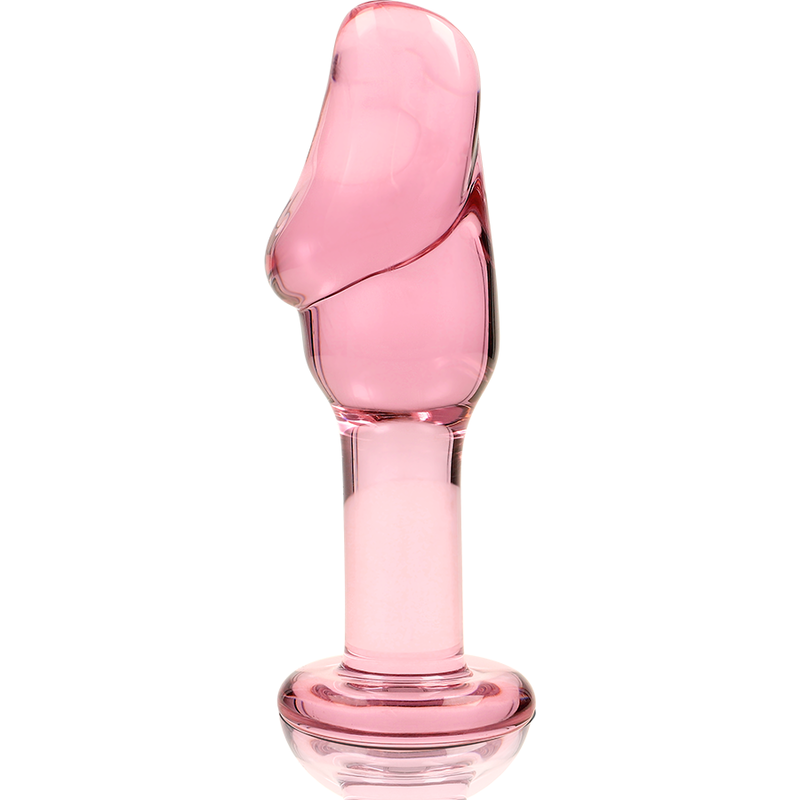 NEBULA SERIES BY IBIZA - MODELLO 6 PLUG ANALE VETRO BOROSILICATO ROSA 12.5 CM -O- 4 CM – Tappi anali – foto 5