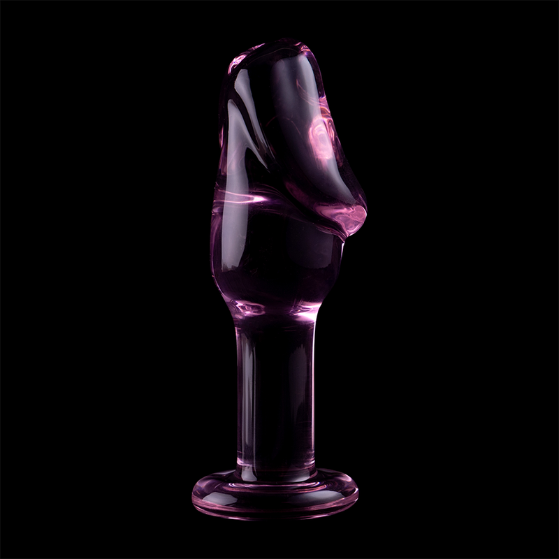NEBULA SERIES BY IBIZA - MODELLO 6 PLUG ANALE VETRO BOROSILICATO ROSA 12.5 CM -O- 4 CM – Tappi anali – foto 7