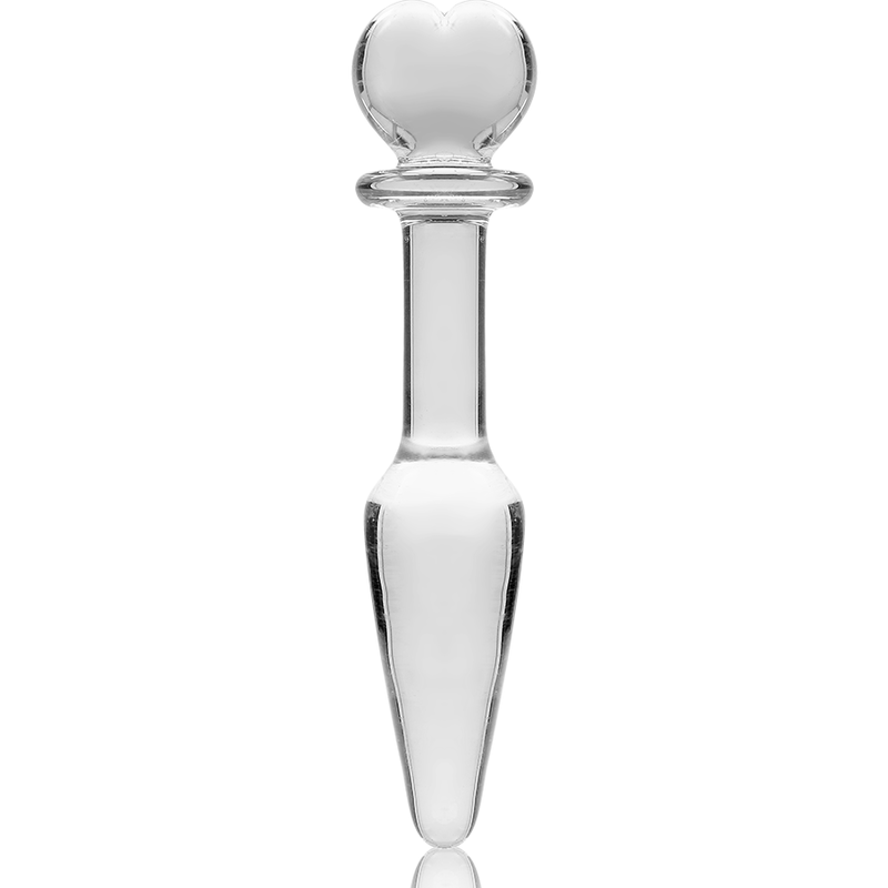 NEBULA SERIES BY IBIZA - MODELLO 7 PLUG ANALE VETRO BOROSILICATO TRASPARENTE 13.5 CM -O- 3 CM – Tappi anali – foto 5