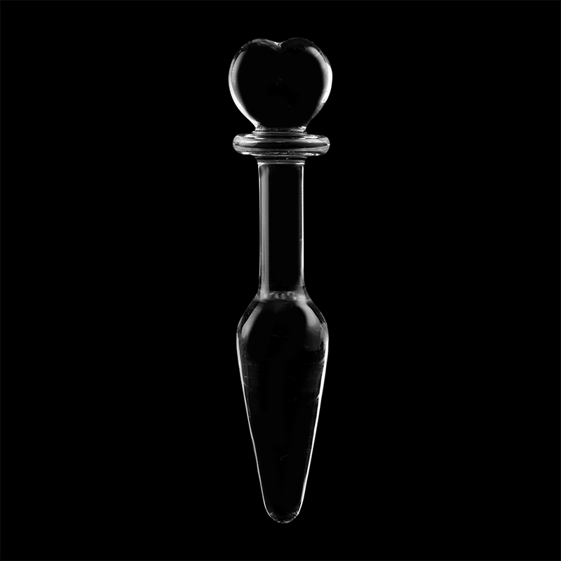 NEBULA SERIES BY IBIZA - MODELLO 7 PLUG ANALE VETRO BOROSILICATO TRASPARENTE 13.5 CM -O- 3 CM – Tappi anali – foto 7