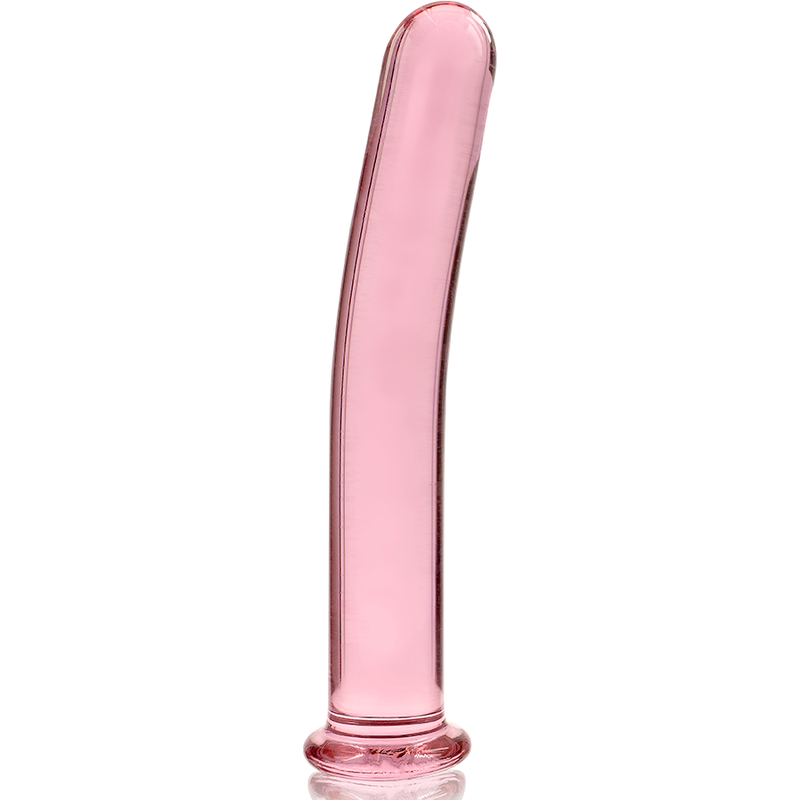 NEBULA SERIES BY IBIZA - MODELLO 8 DILDO IN VETRO BOROSILICATO ROSA 14.5 CM -O- 2 CM – Falli senza vibrazioni – foto 5