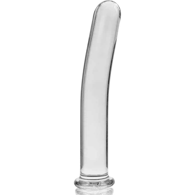 NEBULA SERIES BY IBIZA - MODELLO 9 DILDO IN VETRO BOROSILICATO TRASPARENTE 15.5 CM -O- 2.5 CM – Falli senza vibrazioni – foto 5