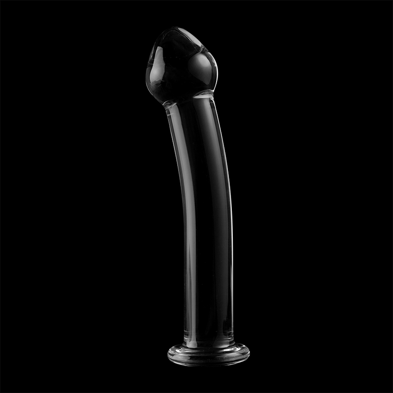 NEBULA SERIES BY IBIZA - MODELLO 11 DILDO IN VETRO BOROSILICATO TRASPARENTE 16 CM -O- 3 CM – Falli senza vibrazioni – foto 7