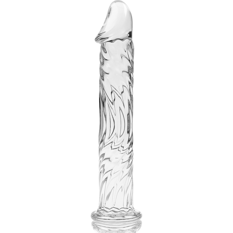 NEBULA SERIES BY IBIZA - MODELLO 12 DILDO IN VETRO BOROSILICATO TRASPARENTE 17 CM -O- 3.5 CM – Falli senza vibrazioni – foto 5